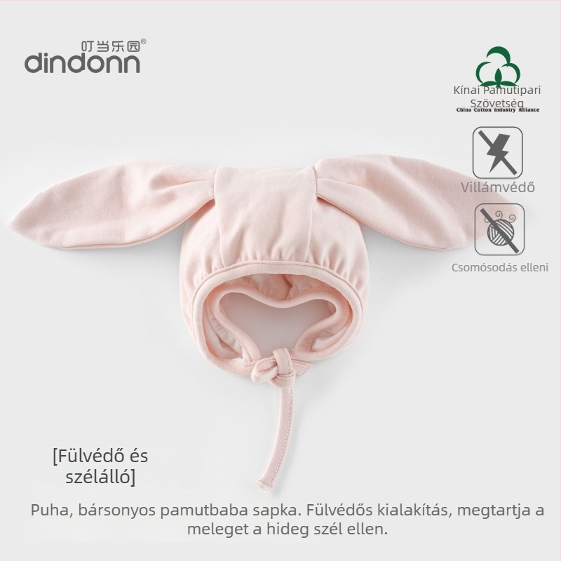 1-2 éves korú babák számára kupola alakú sapka, szegéllyel, légáteresztő nylon anyag 95%, meleg tavasz-őszre — eredeti dizájn