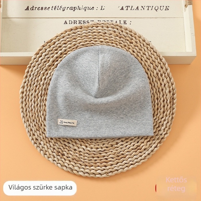 Koreai stílusú gyerek pulóver kötött sapka, őszre és télre, meleg