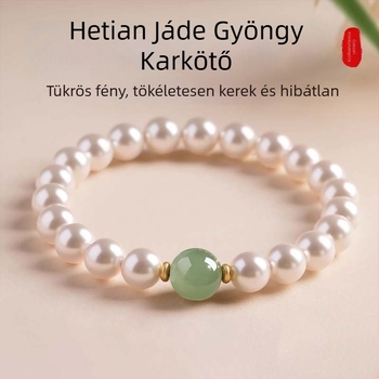 Crystal Wing gyöngy karkötő — kézzel készített gyöngyök, uniszex, sokoldalú stílus, kézhez illő ékszer