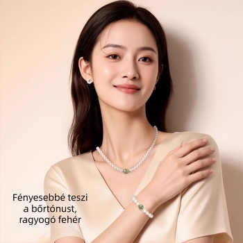 Crystal Wing gyöngy karkötő — kézzel készített gyöngyök, uniszex, sokoldalú stílus, kézhez illő ékszer