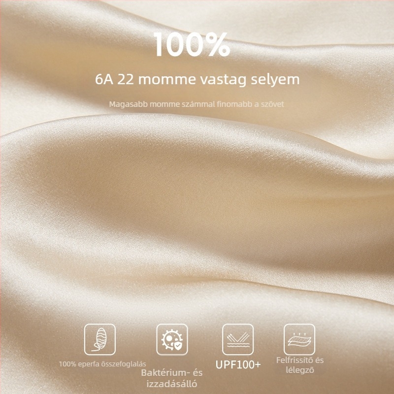 Teljes arcú UV-szűrő maszk, légáteresztő mulberry selyem, minimalist és sokoldalú dizájn, félfedés