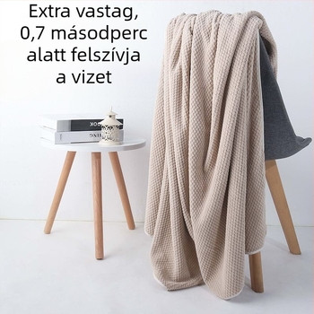 Fürdőlepedő - Szuper nedvszívó, puha mikroszálas Jacquard 150D, gyors száradás, szálak nélkül