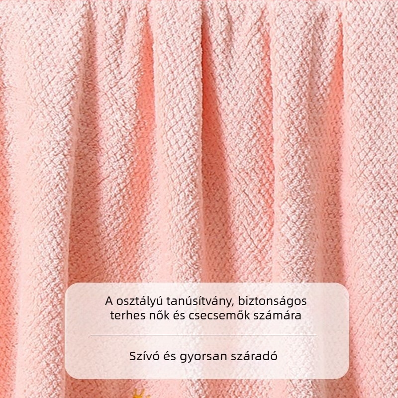 Fürdőlepedő - Szuper nedvszívó, puha mikroszálas Jacquard 150D, gyors száradás, szálak nélkül