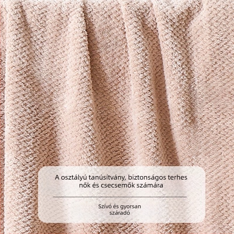 Fürdőlepedő - Szuper nedvszívó, puha mikroszálas Jacquard 150D, gyors száradás, szálak nélkül