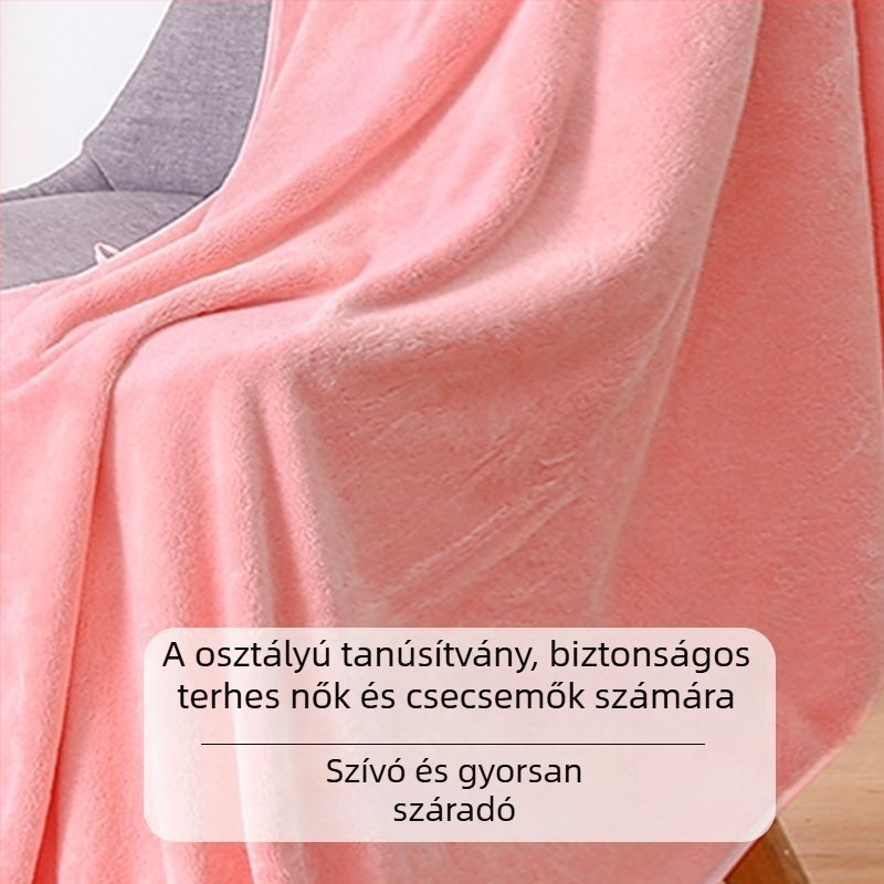 Fürdőlepedő - Szuper nedvszívó, puha mikroszálas Jacquard 150D, gyors száradás, szálak nélkül