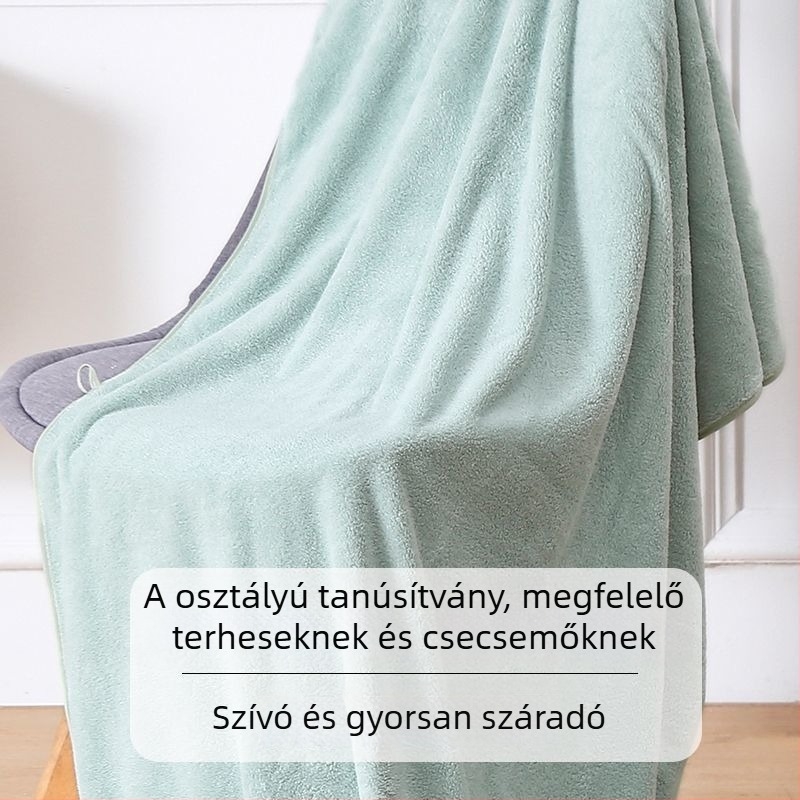 Fürdőlepedő - Szuper nedvszívó, puha mikroszálas Jacquard 150D, gyors száradás, szálak nélkül