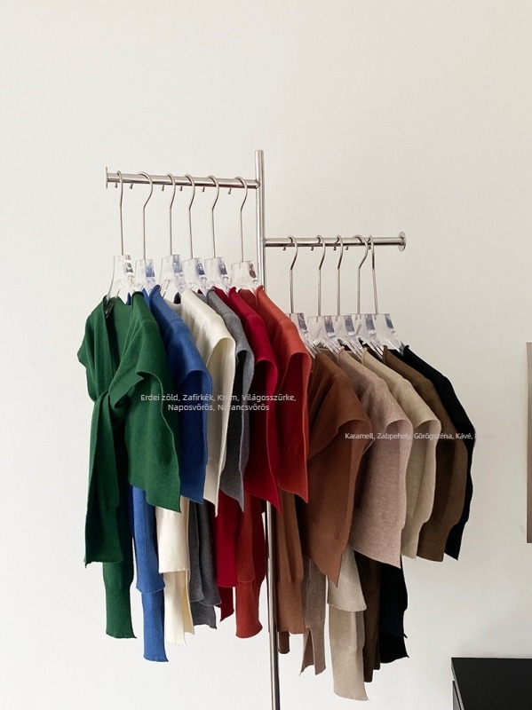 Kötött sál viszkózból, uniszex, egyszerű kötés, egyszerű mintázat, meleg.