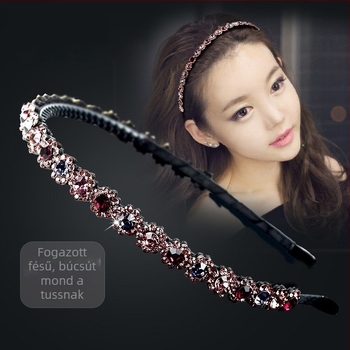 Gyerekeknek szóló hajpánt – csúszásmentes, egyszerű retro koreai-japán stílusú klippekkel, hajkiegészítő (2021 tavasz)