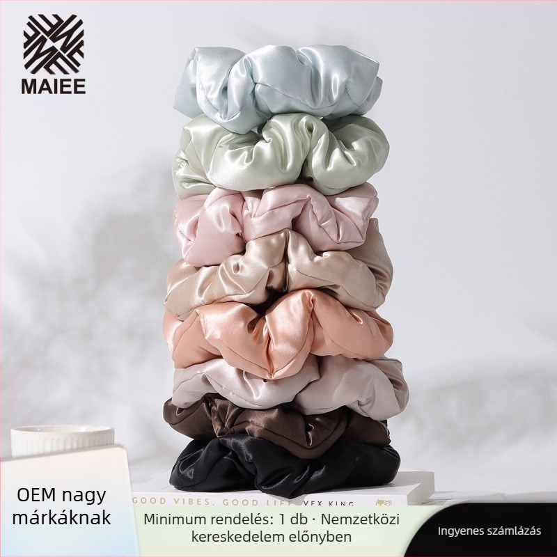 Maiee Mulberry selyem hajgumi, kézzel készített, 22 Momme