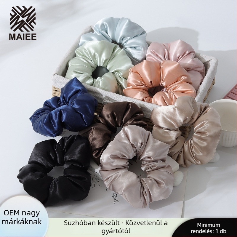 Maiee Mulberry selyem hajgumi, kézzel készített, 22 Momme