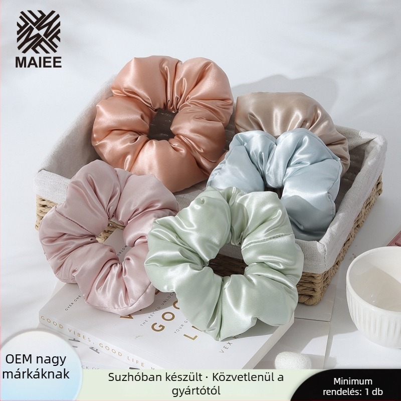 Maiee Mulberry selyem hajgumi, kézzel készített, 22 Momme