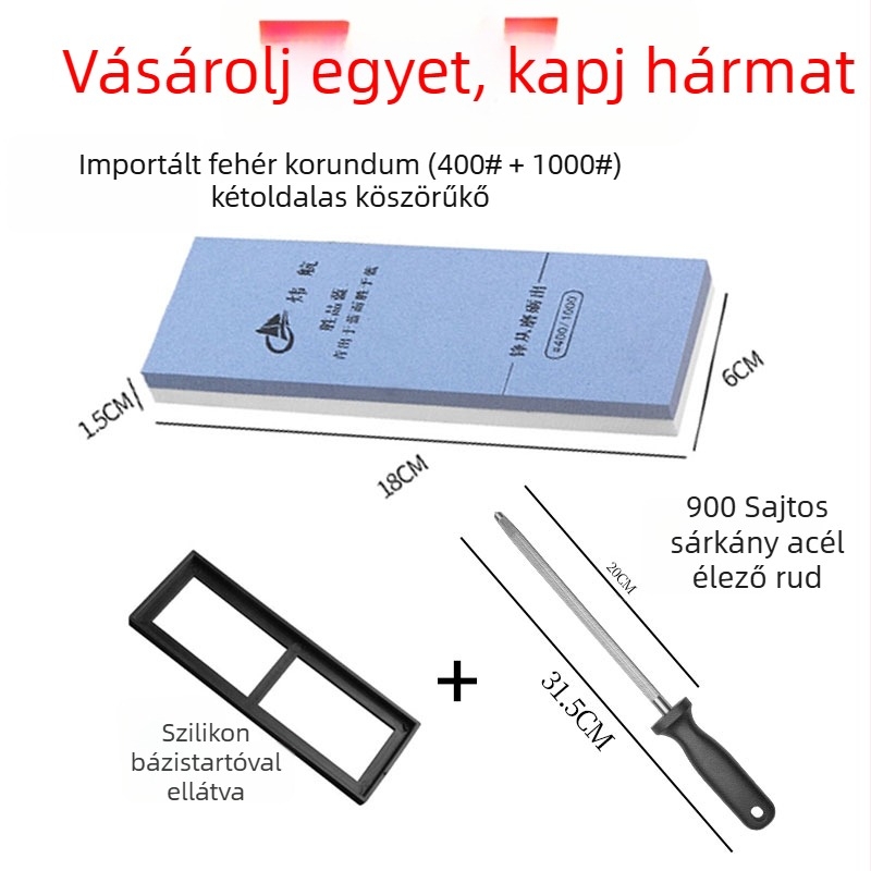 Késekhez élező rúd – magas széntartalmú acél, professzionális, univerzális stílus, 2022 tavaszán bemutatva