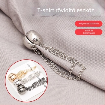 Mágneses mandzsetta gombok – ötvözet, női IN stílus, kerek forma, elektroplatírozás, 2025 tavasz