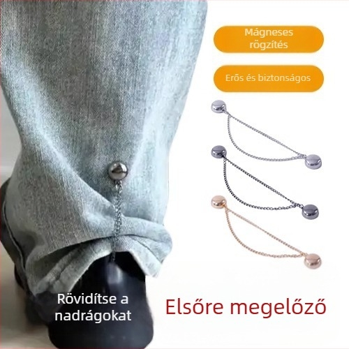 Mágneses mandzsetta gombok – ötvözet, női IN stílus, kerek forma, elektroplatírozás, 2025 tavasz