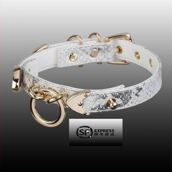 Puppy choker PU anyagú nyaklánc, geometriai forma, kígyócsontlánc, pillangó zár, medál ötvözetből, gravírozható
