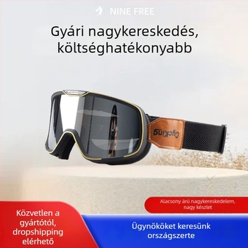 Kerékpáros szemüveg ABS kerettel, modell 20060, szélvédett, kompatibilis fejpántos szemüvegekkel