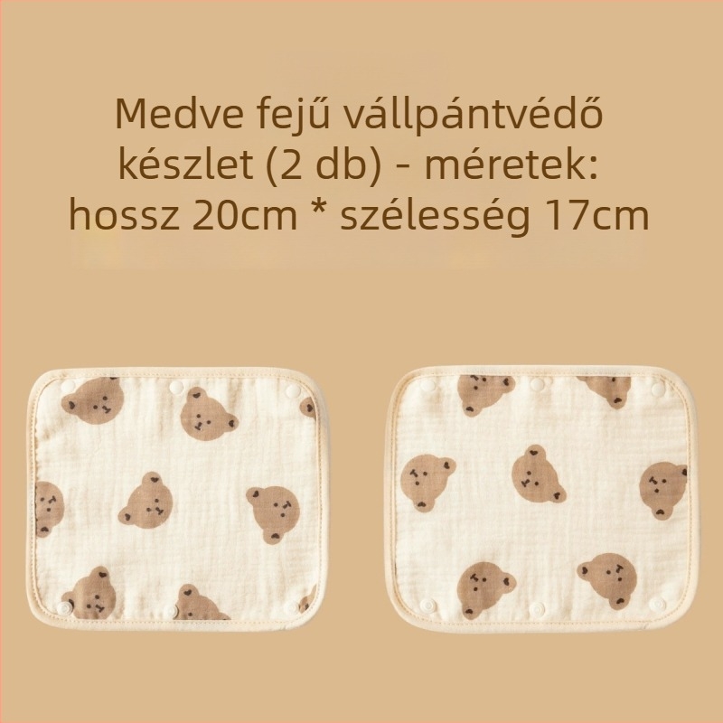 Mimuhouse Bébi babakocsi Sálkendő - géz, 100% pamut, nedvszívó, uniszex, 0–3 év