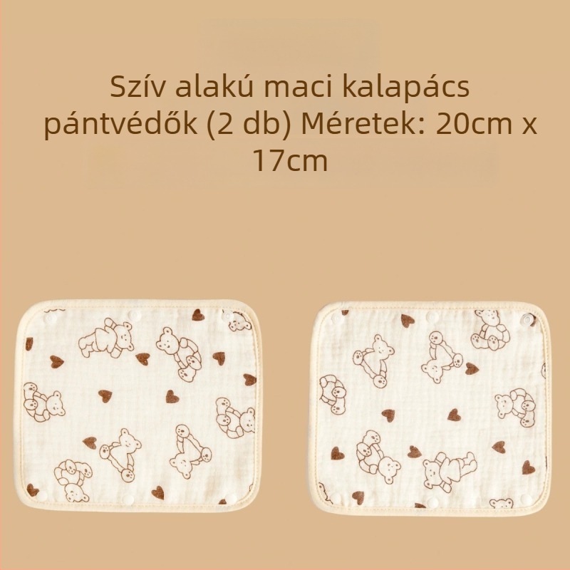 Mimuhouse Bébi babakocsi Sálkendő - géz, 100% pamut, nedvszívó, uniszex, 0–3 év
