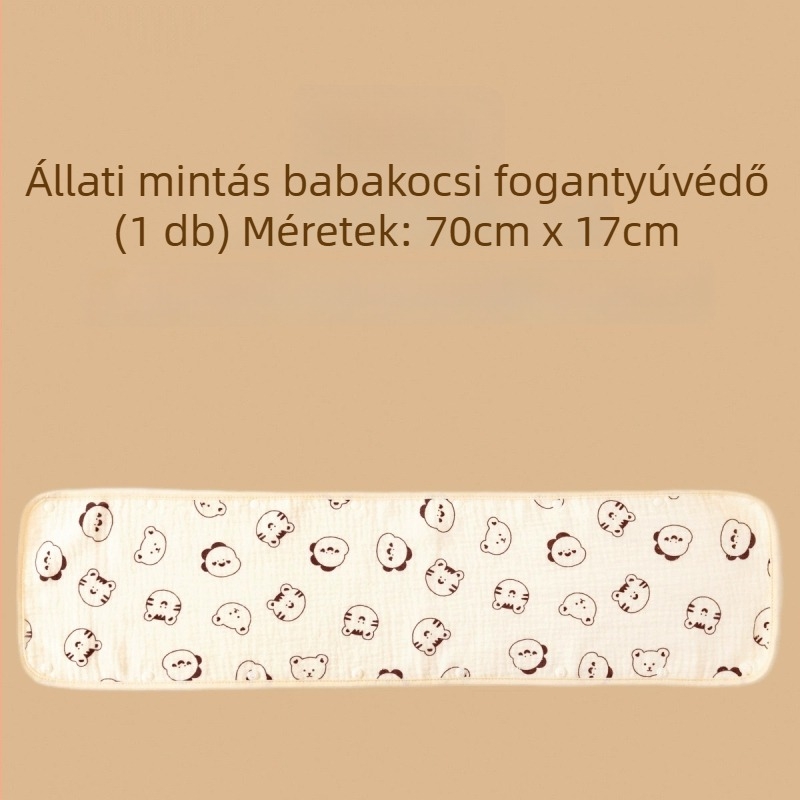 Mimuhouse Bébi babakocsi Sálkendő - géz, 100% pamut, nedvszívó, uniszex, 0–3 év