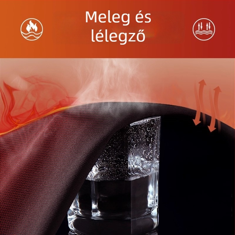 Női téli termoszett: felső és alsó, fleece béléssel, síeléshez és kültéri túrázáshoz