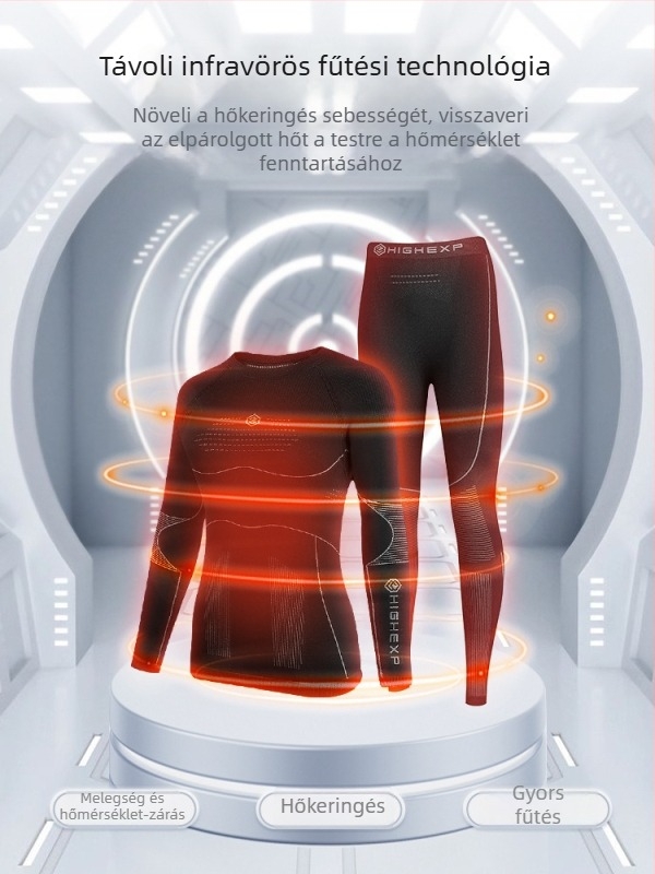 Unisex bambusz alapréteg síeléshez – gyorsan száradó, nedvszívó, rövid ujjú, téli és őszi