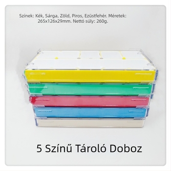 Óraszerelési eszköz készlet és alkatrész tároló doboz, zhilan, ABS műanyag, 5 készlet, óraalkatrész doboz, otthoni használatra, közepes rendszer