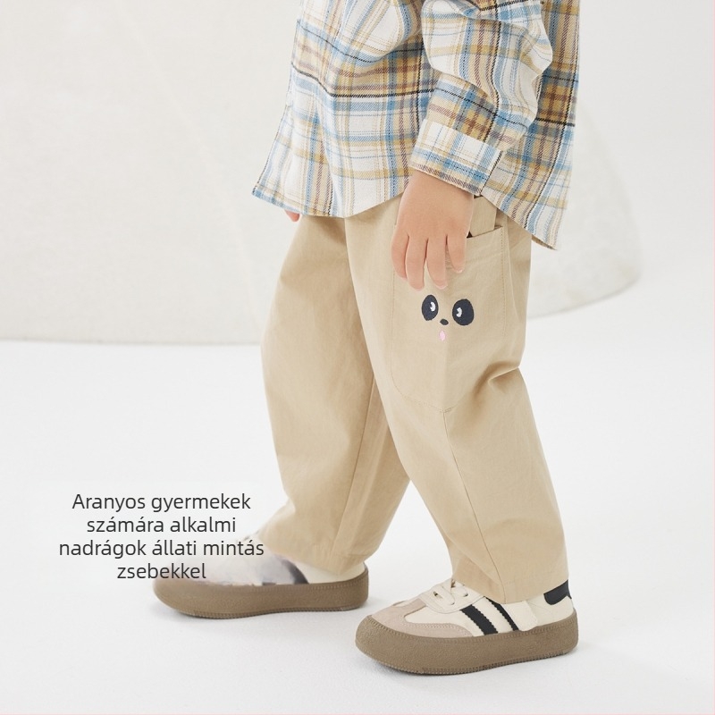 Wellber Uniszex gyerek nadrágok, Leisure stílus, 3–8 éveseknek, tavasszal és ősszel