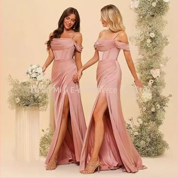 Sellő-stílusú esti ruha, ujjatlan, hosszú, magas derékvonalú, poliéészter anyag 30-50%