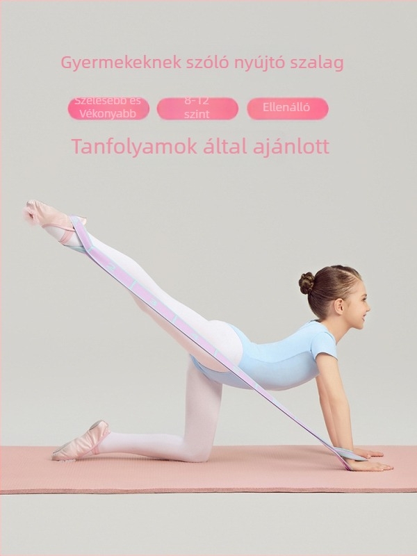 Gyermekek tánc edzésre szánt ellenállás szalag, 10 és 12 rekesz dizájn, TP szövet, Bennashi, kód 6291
