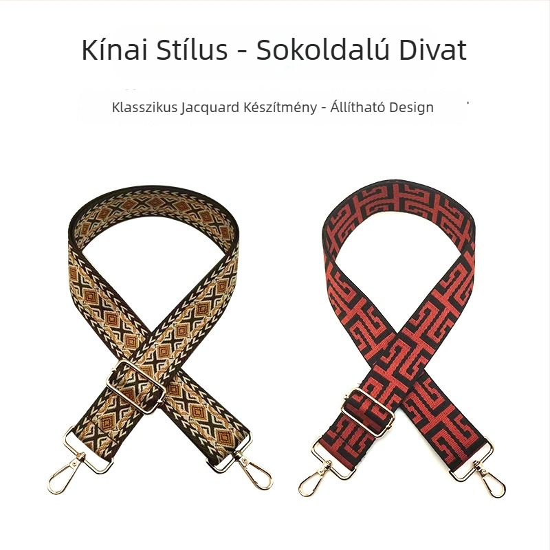 Táska vállpánt – poliészter, etnikus stílus, vállpánt a táskákhoz, őszi 2023 kollekció, Rongsheng