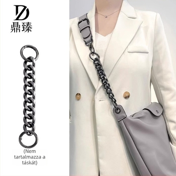 Longchamp Hobo-hoz illő vállpánt meghosszabbító lánccal – Dingzhen fém vállpánt, városi minimalizmus, 2024 nyár