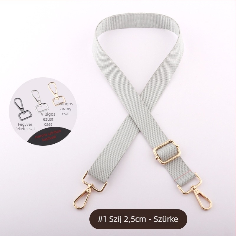 2,5 cm széles vállpánt táskákhoz, állítható, sokoldalú cserepánt női táskákhoz