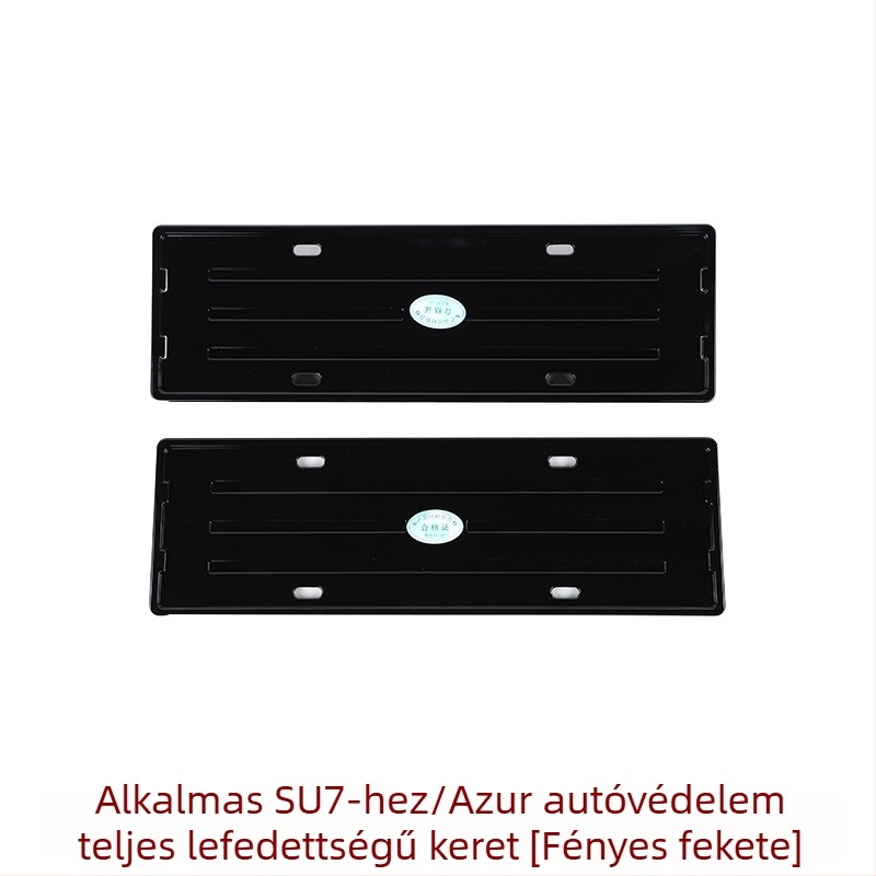 Rendszámkeret - teljes élű dizájn, SU7/YU7-kompatibilis, kifezetten új energiahajtású járművekhez, műanyag