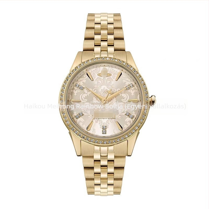 Empress Pearl óra - Svájci ETA quartz mozgás, naptár, 30 m vízállóság, zafír kristály, háromréteg gyöngy karkötő
