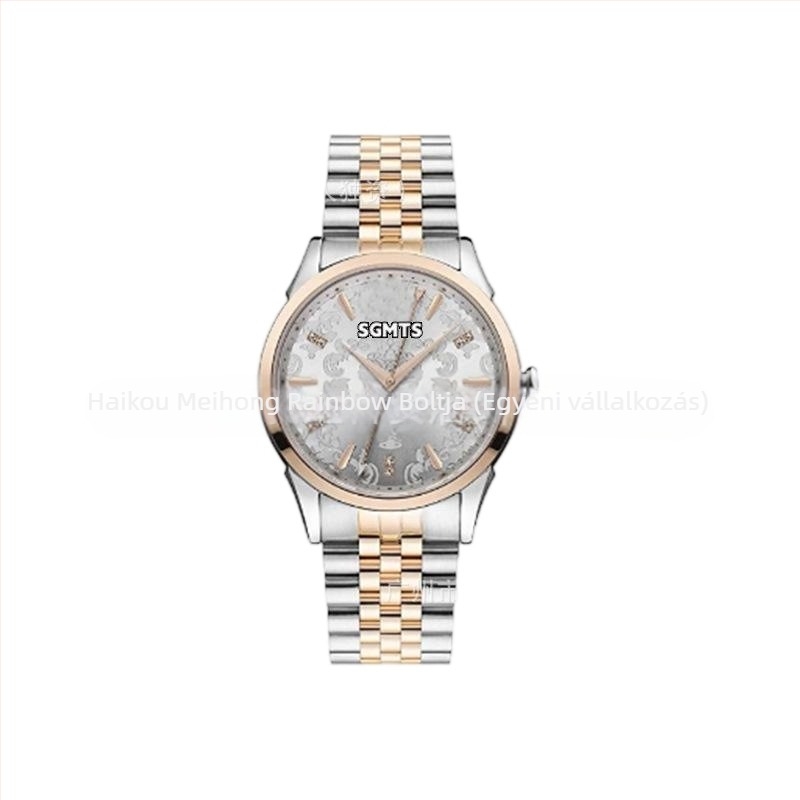 Empress Pearl óra - Svájci ETA quartz mozgás, naptár, 30 m vízállóság, zafír kristály, háromréteg gyöngy karkötő
