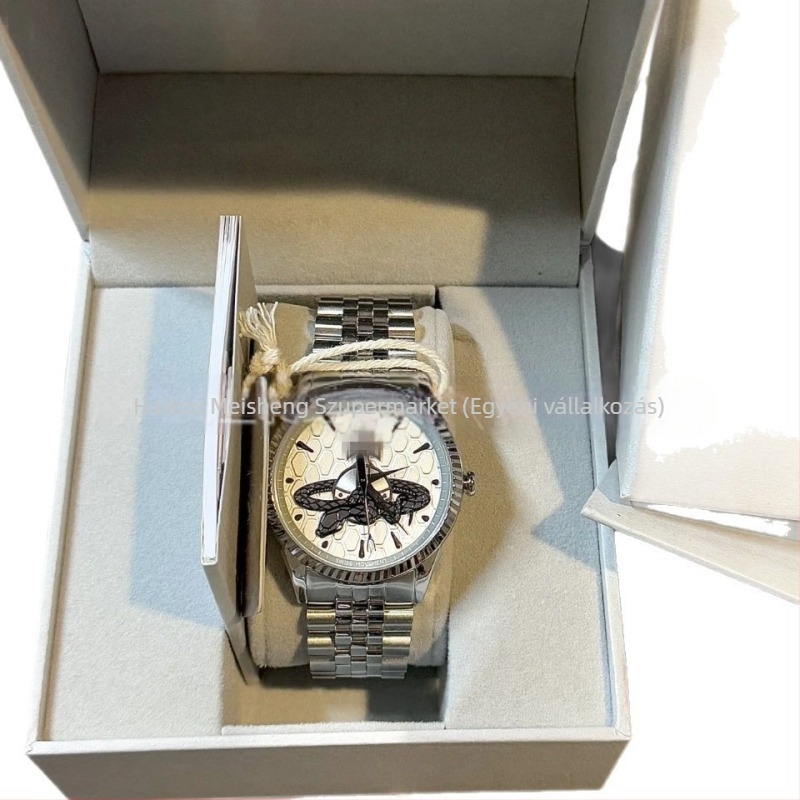 Empress Pearl óra - Svájci ETA quartz mozgás, naptár, 30 m vízállóság, zafír kristály, háromréteg gyöngy karkötő