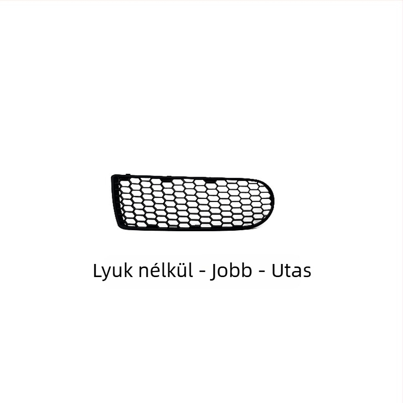 Beetle 06-10-hez elülső ködlámpa keret, alsó hálóval és reflektorlemezzel (PP, 12V)