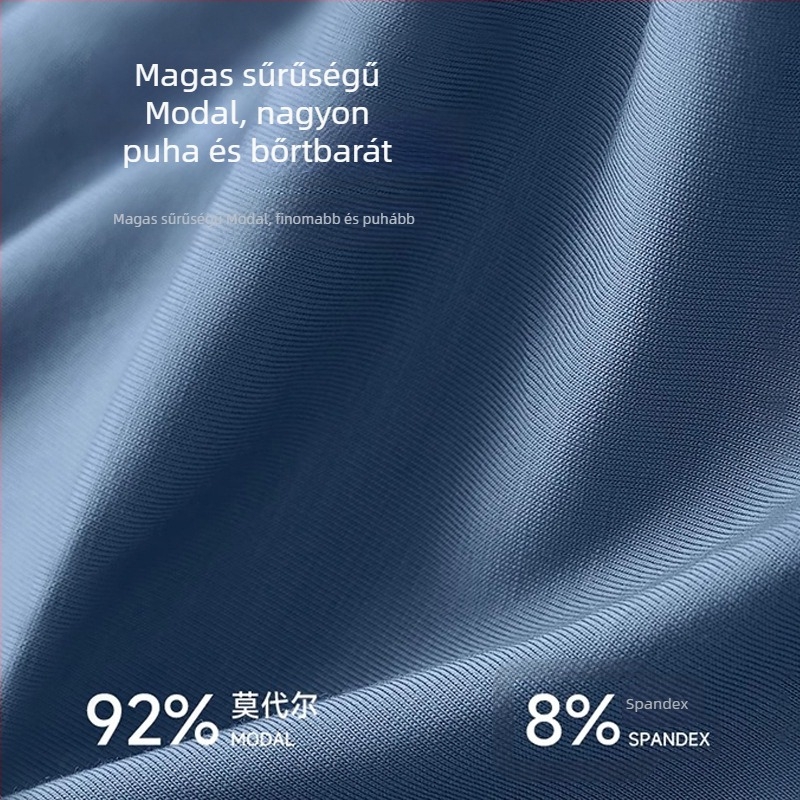 Modal anyagú férfi thermo nadrág, vékony, varrat nélküli, téli alapréteg
