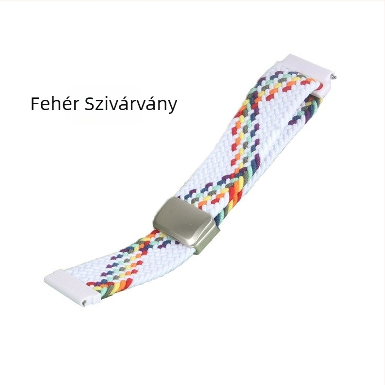 Nylon szövött óraszíj mágneses csattal az Honor Watch 5 Pro számára, sportos stílus, 15 g tömeg.