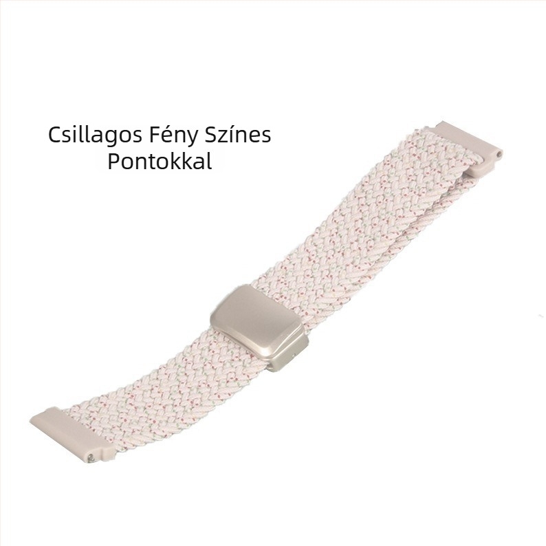 Nylon szövött óraszíj mágneses csattal az Honor Watch 5 Pro számára, sportos stílus, 15 g tömeg.