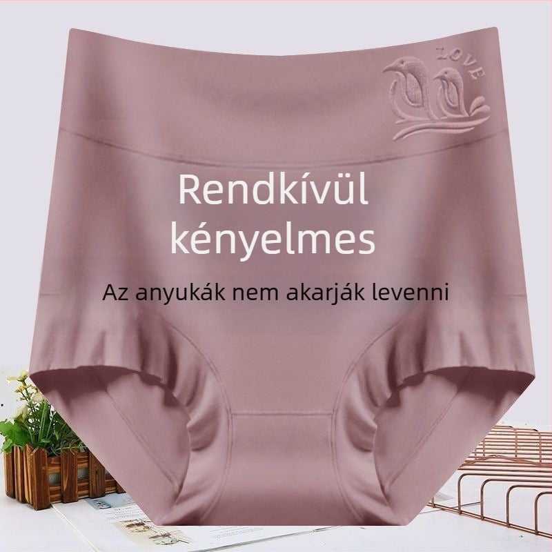 Modál anyagú magas derekú női alsónemű, testformáló hatás, antibakteriális gusztus, pamut bélés, állatmintás, plusz méret