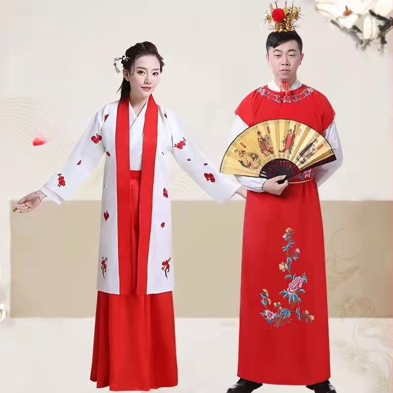 Tündérmese-stílusú televíziós kostüm Song Jiang (Water Margin) és Lin Daiyu, Jia Baoyu (Dream of the Red Chamber) karakterei alapján