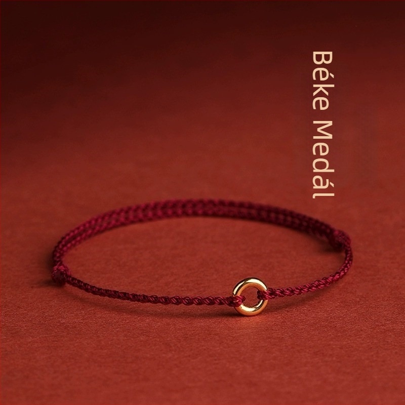 Kötél karkötő – kézzel szőtt, nemzeties stílus, uniszex, 2023 nyár, márka DU