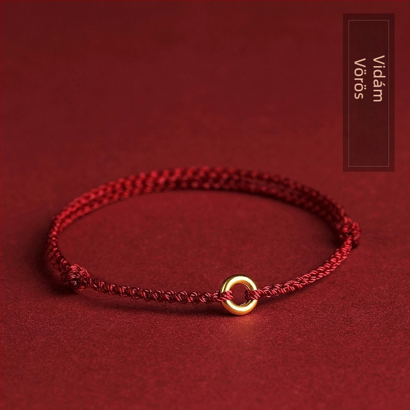 Kötél karkötő – kézzel szőtt, nemzeties stílus, uniszex, 2023 nyár, márka DU