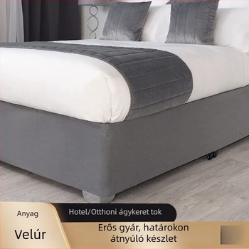 Műbőr velúr hatású ágytálca védő, három oldalról körülölelő, macskák karmolás elleni védelem, puha porvédő fedél a régi ágykeret felújításához, szállodai és otthoni használatra.