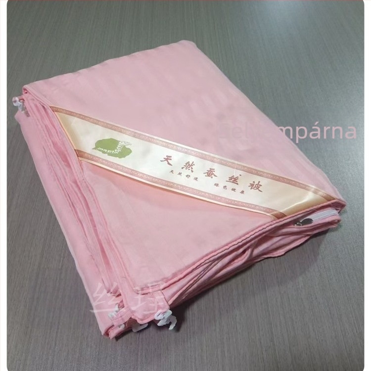 100% pamutból készült paplanhuzat, csíkos és Peony virágmintával, jacquard-szatén szövés, reaktív nyomtatás és színezés