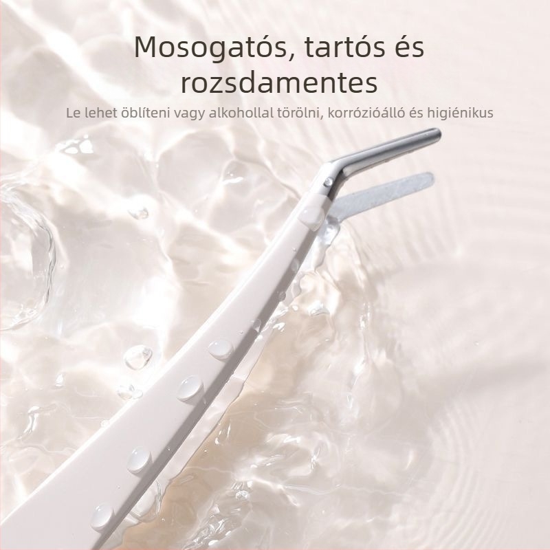 Kezdőknek szempillákhoz használható csipesz – nagy precizitású rozsdamentes acél, Yangjiang eredetű