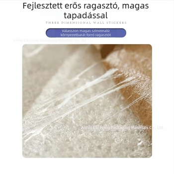 3D önragasztó falpanel fa mintázattal, habból, nedvességálló és mosható, falvédő