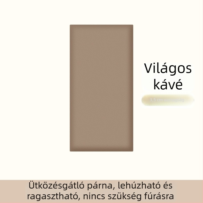 Puha bőr fejvég párna macska karma mintázattal, tatami-stílusú falkörnyezet és karcálló hátpárna