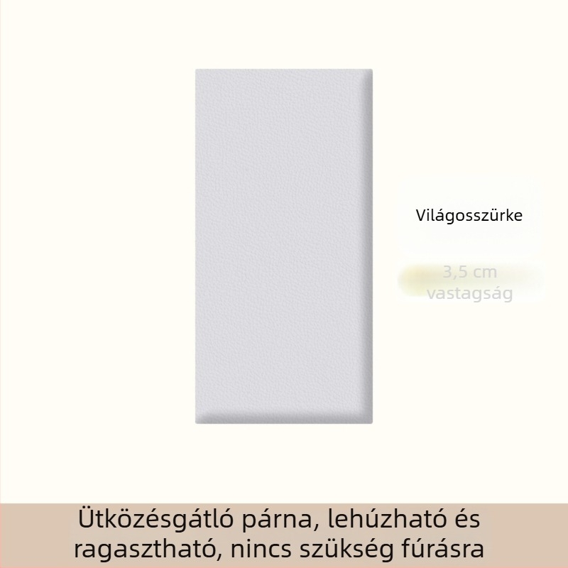 Puha bőr fejvég párna macska karma mintázattal, tatami-stílusú falkörnyezet és karcálló hátpárna